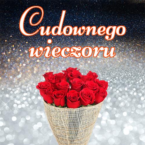 Cudownego wieczoru!! kotów, niedźwiedzia, Życzę miłego wieczoru, miłego wieczoru, tulipanów, róż, dobrego wieczoru, pocztówki, zdjęcia!