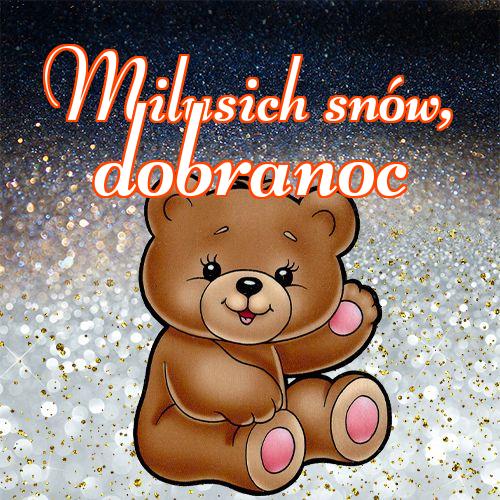 Milusich snów! Dobranoc!! Cubs, Miś, Słodkie sny, Miś, Dobranoc!