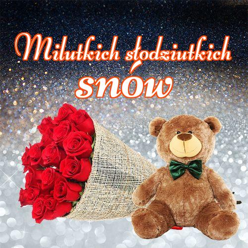 Milutkich słodziutkich snów!! Miś, Słodkie sny, Dobranoc, Miś, Cubs!