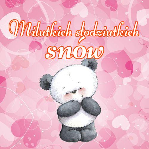 Milutkich słodziutkich snów!! piękny obrazek, słodkich snów, Śliczny obrazek, życzę miłych snów, mojego małego misia, dobranoc, słodkiego misia!