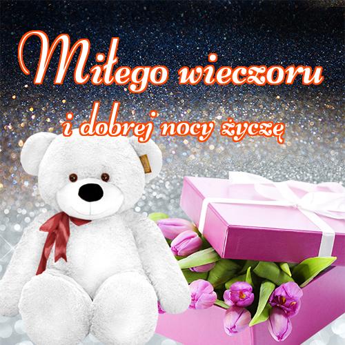 Miłego wieczoru i dobrej nocy życzę!! kotów, tulipanów, róż, dobrego wieczoru, miłego wieczoru, pocztówki, zdjęcia, niedźwiedzia, Życzę miłego wieczoru!