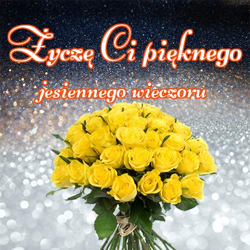 Życzę Ci pięknego jesiennego wieczoru!! Jesienne kwiaty, Jesień, Kwiaty, Obraz, Jesienne kwiaty, Róże, Kwiaty, Darmowe pobieranie, Pocztówka!