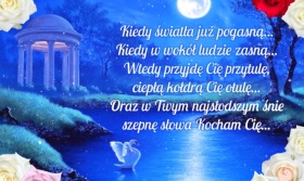 Wiersz miłosny na Dobranoc
