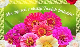W dniu Imienin – kartka dla Ciebie!
