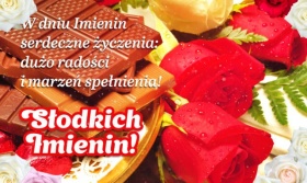 W dniu Imienin serdeczne życzenia!