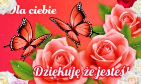 Dziękuję że jesteś!