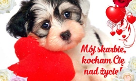 Mój skarbie kocham Cię
