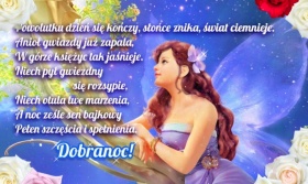 Dobry wieczór. Słodkich snów!