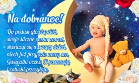 Na dobranoc! Śpij słodko!