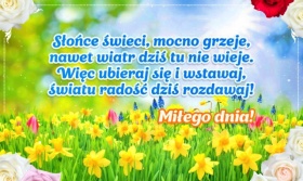 Kolorowa karteczka na dzień dobry!