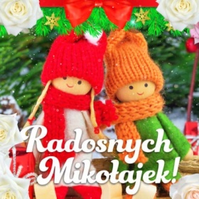 Laleczki mikołajkowe