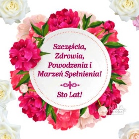 E-kartka Szczęścia Zdrowia Powodzenia.