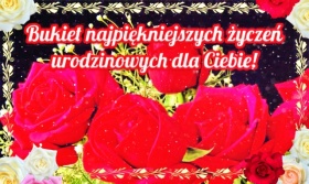 Bukiet najpiękniejszych życzeń ekartka