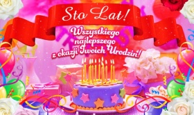 Sto lat! E-kartka na Urodziny