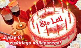 Sto Lat! Torcik na Urodziny