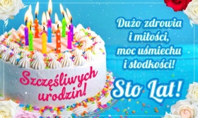 Dużo zdrowia i miłości – torcik dla Ciebie