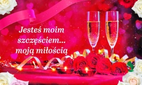 Jesteś moim szczęścziem.