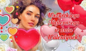 Najlepsze życzenia w dniu Walentynek