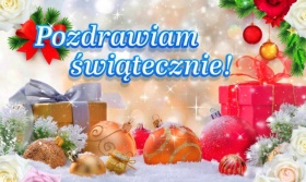 Kartka Pozdrawiam świątecznie!