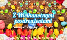 Z wielkanocnymi pozdrowieniami – kartka
