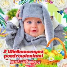 Słodki zajączek wialkanocny