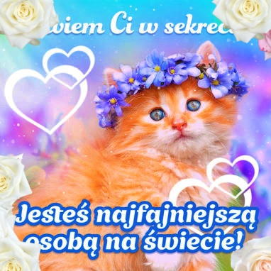 Jesteś najfajniejszą!