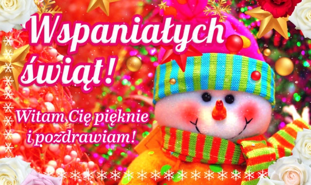 Wspaniałych świąt ekartka!