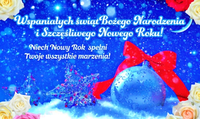 Wspaniałych Świąt! Wesołego Sylwestra!!