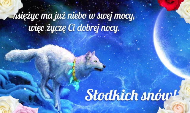 Słodkich snów. Kartka na Dobranoc.!
