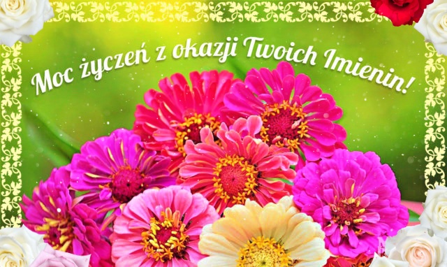 W dniu Imienin – kartka dla Ciebie!!