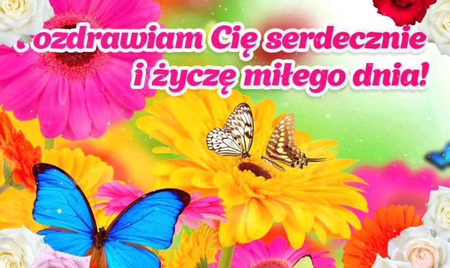 Pozdrawiam Cię serdecznie! Miłego dnia!