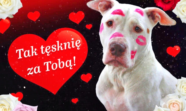 Kartka Tak tęsknię za Tobą.!