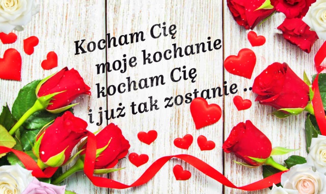 Kartka Kocham Cie.!