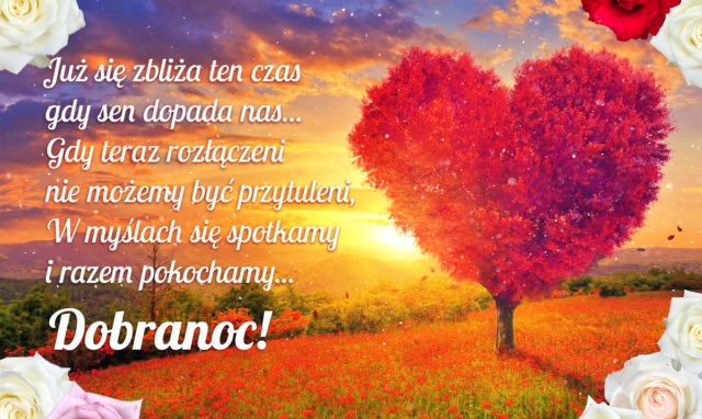 Kartka romantyczna na Dobranoc!