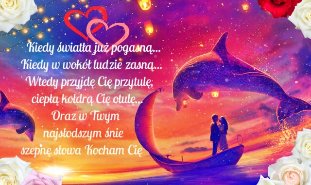 W Twym najsłodszym snie szepnę słowa Kocham Cie!!