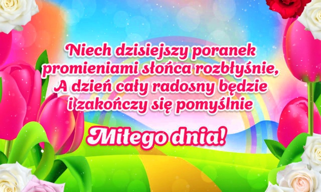 Kwiatkowa kartka na dzień dobry!!