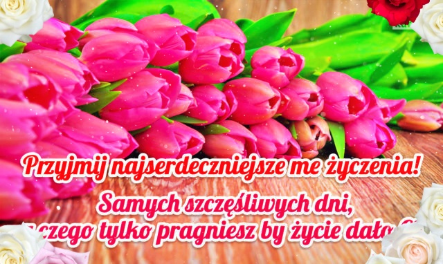Najserdeczniejsze me życzenia!!