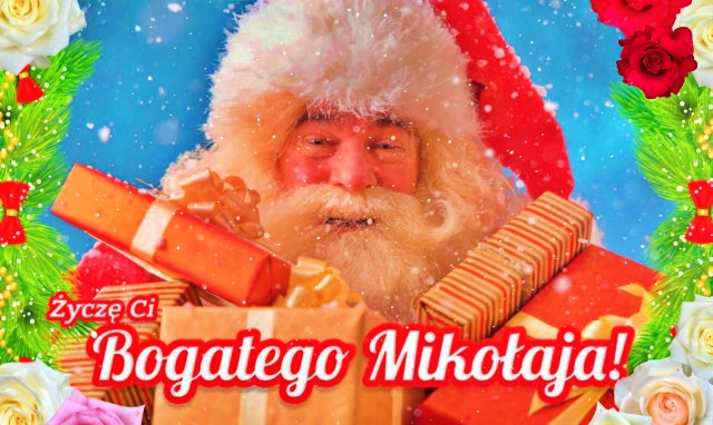 E-kartka Życzę ci bogatego Mikołaja!