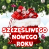 Kartka noworoczna z workiem prezentowym